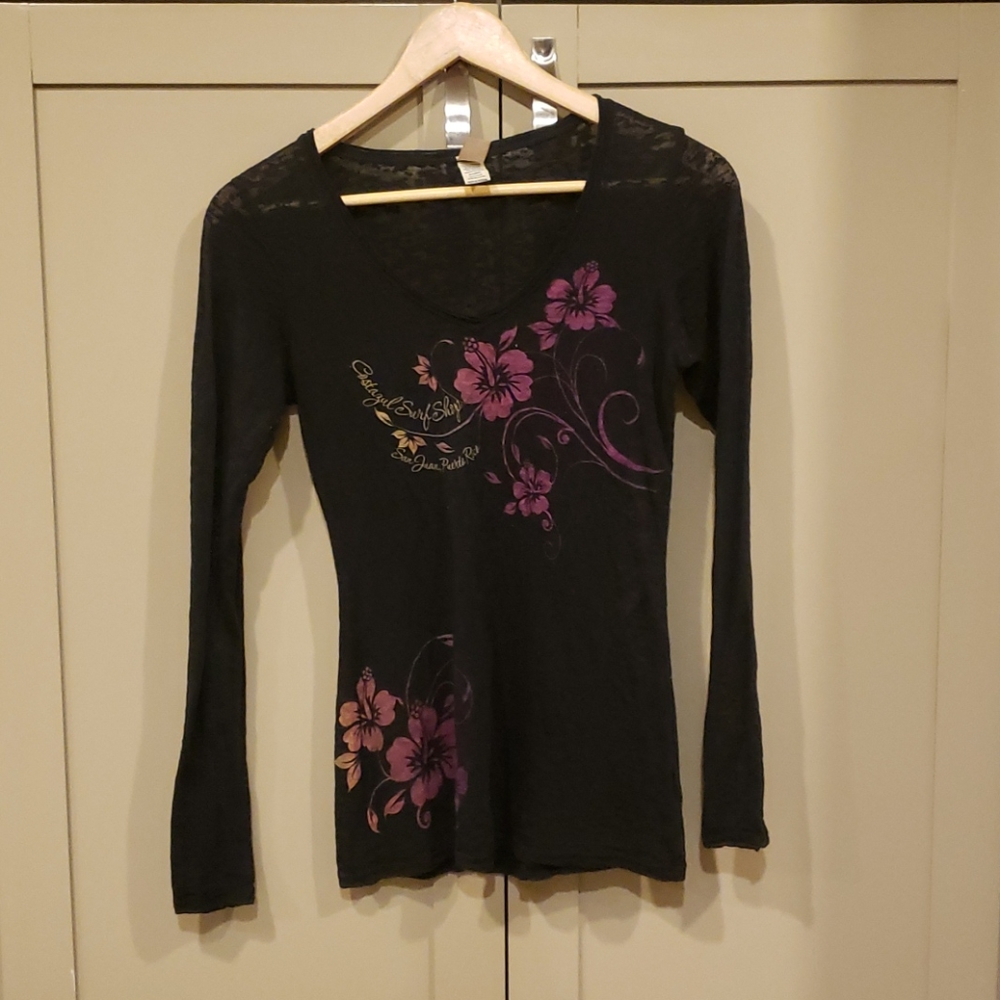 Black long sleeve tshirt. Size medium